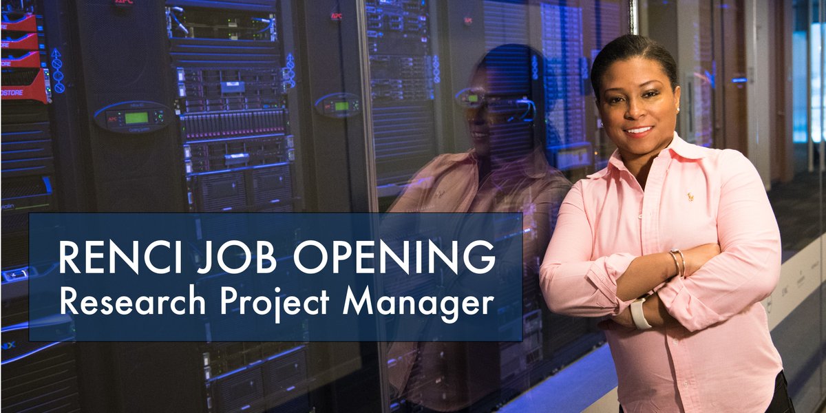 RENCI (@renci) on Twitter photo #TriangleTuesday: #RENCI is currently looking to hire a #Director of #Computing, #DataInfrastructure + Services; #Research #SoftwareDeveloper; #Research #DataArchitect; and #Research #ProjectManager. <a href="/WorkTriangleNC/">Work In The Triangle</a> <a href="/UNCandCommunity/">UNC Local Relations</a> #ResearchTriangle
renci.org/mission-and-vi… #TriangleTuesday: #RENCI is currently looking to hire a #Director of #Computing, #DataInfrastructure + Services; #Research #SoftwareDeveloper; #Research #DataArchitect; and #Research #ProjectManager. <a href="/WorkTriangleNC/">Work In The Triangle</a> <a href="/UNCandCommunity/">UNC Local Relations</a> #ResearchTriangle
renci.org/mission-and-vi…