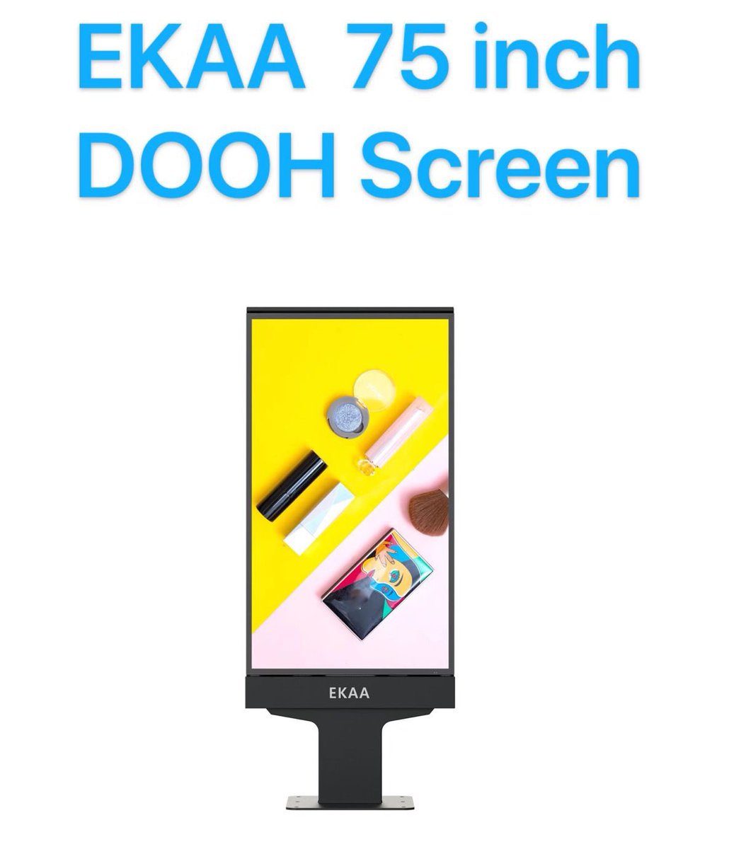 High-quality #outdoorLCD display with high temperature resistance
0 after-sales maintenance cost and with long lifetime.

enquire@ekaa.net
WhatsApp:+8615899977792

#outdoorlcddisplay #outdoorlcd #digitalsignage #qsr
#outdoorscreen
#bustation
#smartcity