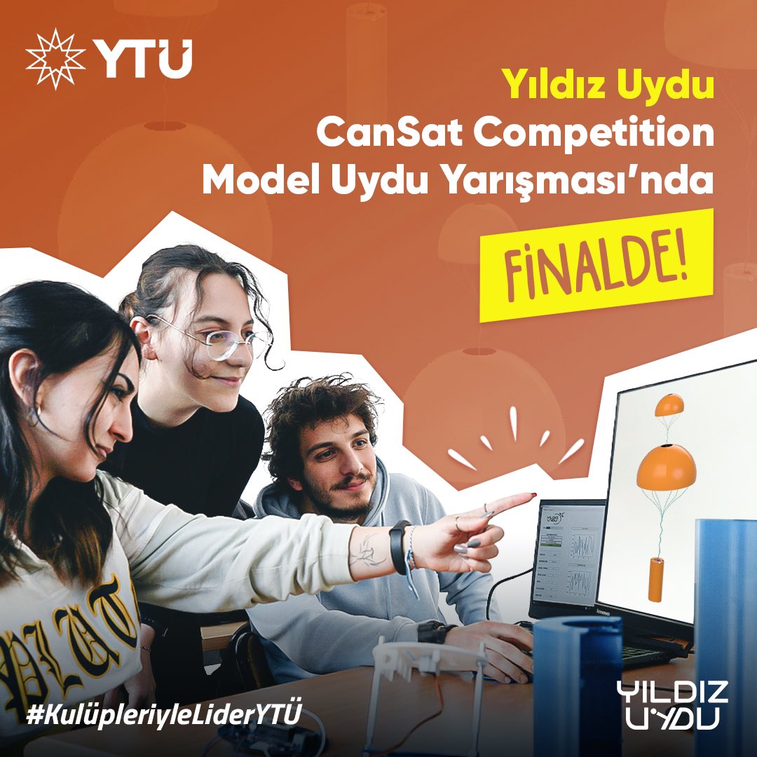 YTÜ SPARK Kulübü'nün Yıldız Uydu ekibi, Amerikan Uzay Kurumu ve Amerikan Uçak ve Uzay Enstitüsü tarafından NASA sponsorluğunda düzenlenen CanSat Model Uydu Yarışması’nda tasarım sürecini başarıyla tamamlayarak 93.5 puanla finalist oldu!    

#KulüpleriyleLiderYTÜ