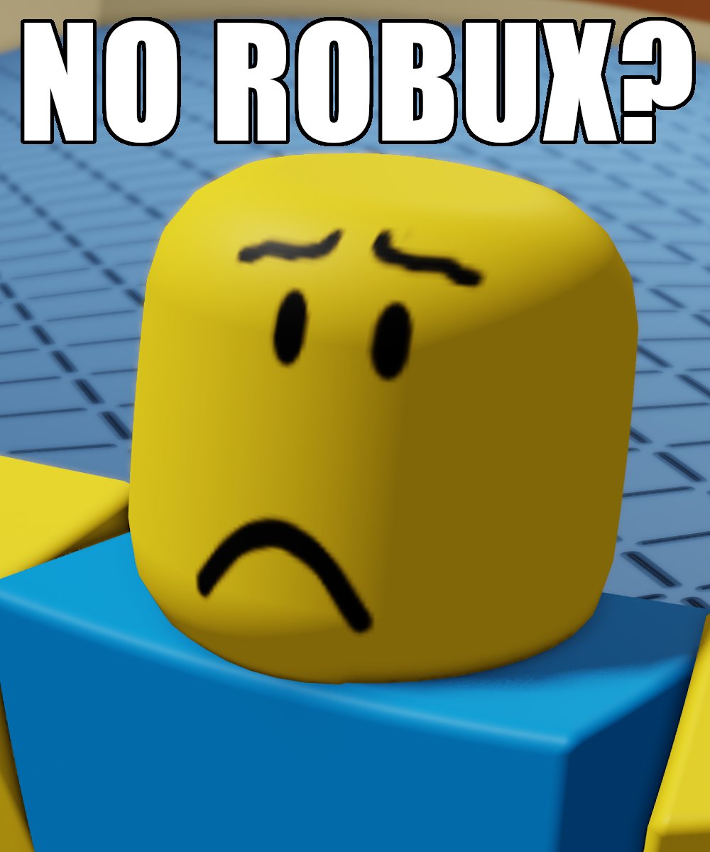 Desuu on X: noob tells you something #roblox  / X