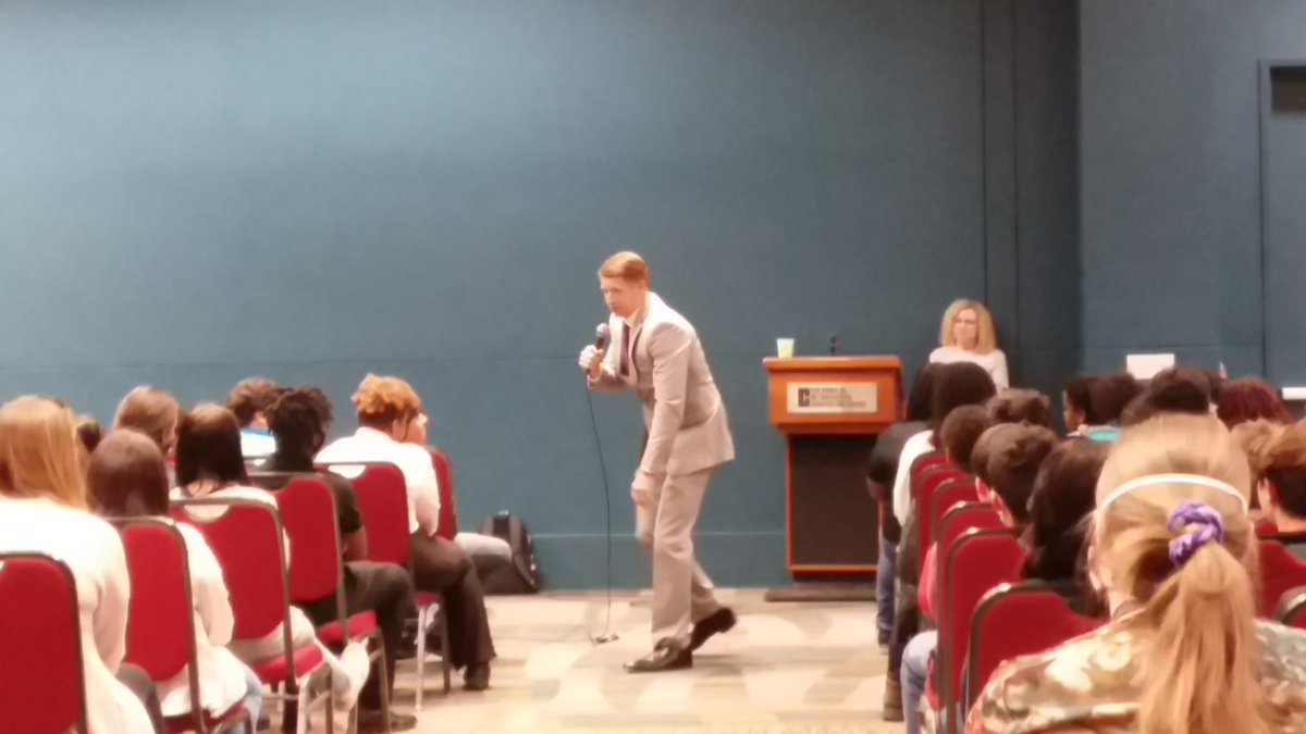 mebasc's tweet photo. Listening to the incredible @BrooksHarper speak to our Midlands 8th graders about preparing for their futures! Turn your passion into your paycheck, and focus on what you DO have!!! #creatingcareerconnections https://t.co/HsZ9RuY8ee
