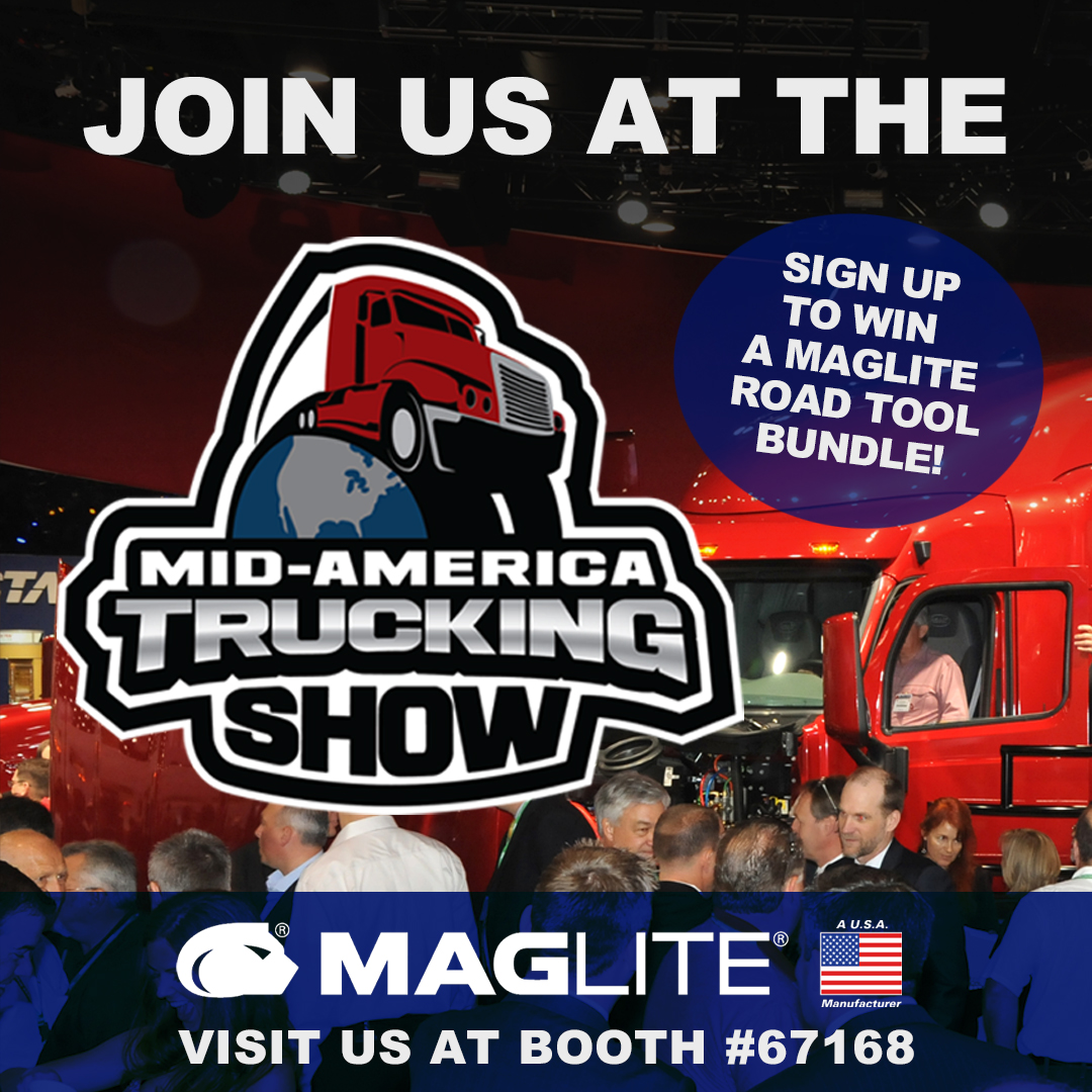 We're excited to be at the Mid-American Trucking Show this week. Stop by Maglite's booth #67168 to check out Maglite quality products and to SIGN UP TO WIN A MAGLITE ML150LR ROAD TOOL BUNDLE!
bit.ly/3NdGlJA
#MidAmericaTruckingShow #Maglite  #Trucking #TruckersLife