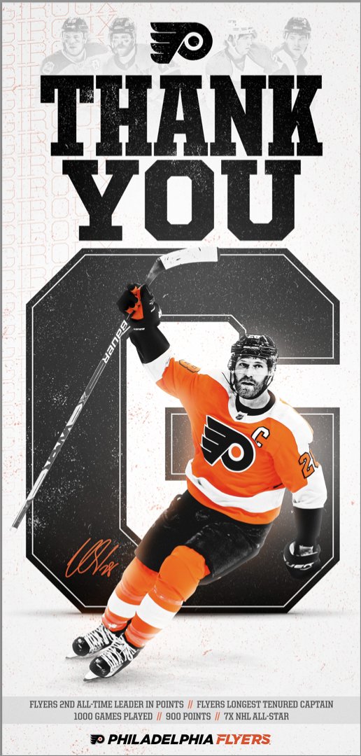 Philadelphia Flyers - That's 7️⃣-time #NHLAllStar, Claude Giroux.