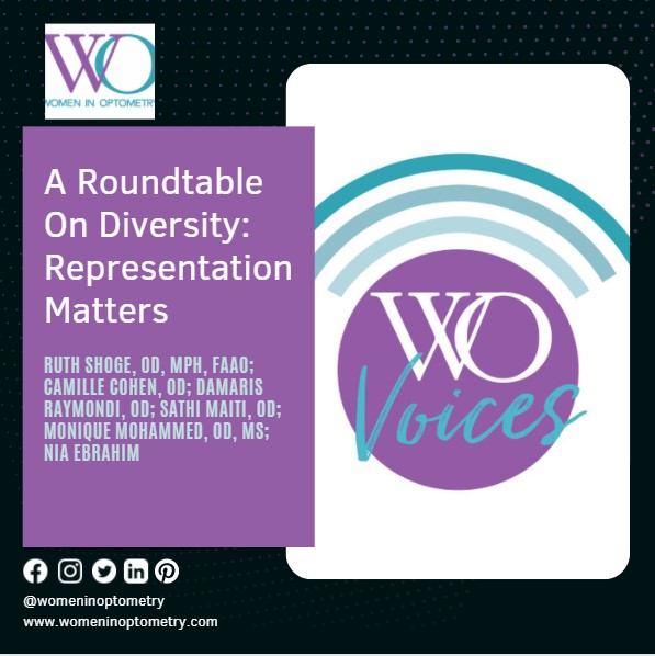 WomenODs's tweet image. In this powerful roundtable discussion, 5 optometrists and 1 optometry student share their stories of the pressures of being first-generation Americans in optometry school and how and why representation matters.
womeninoptometry.com/wo-voices-podc…
#optometry #optometrists #womeninoptometry