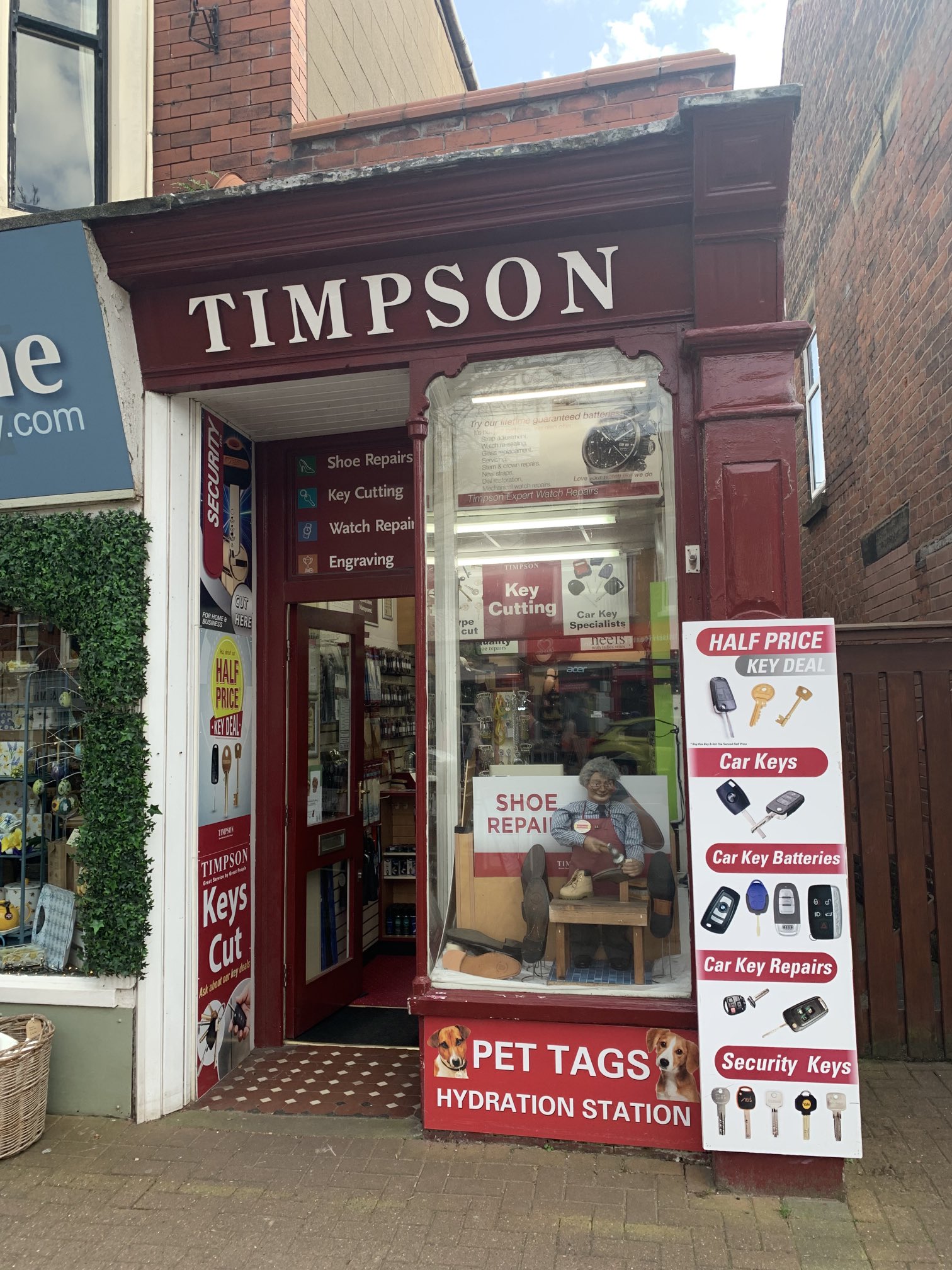 Timpson heel shop repair cost