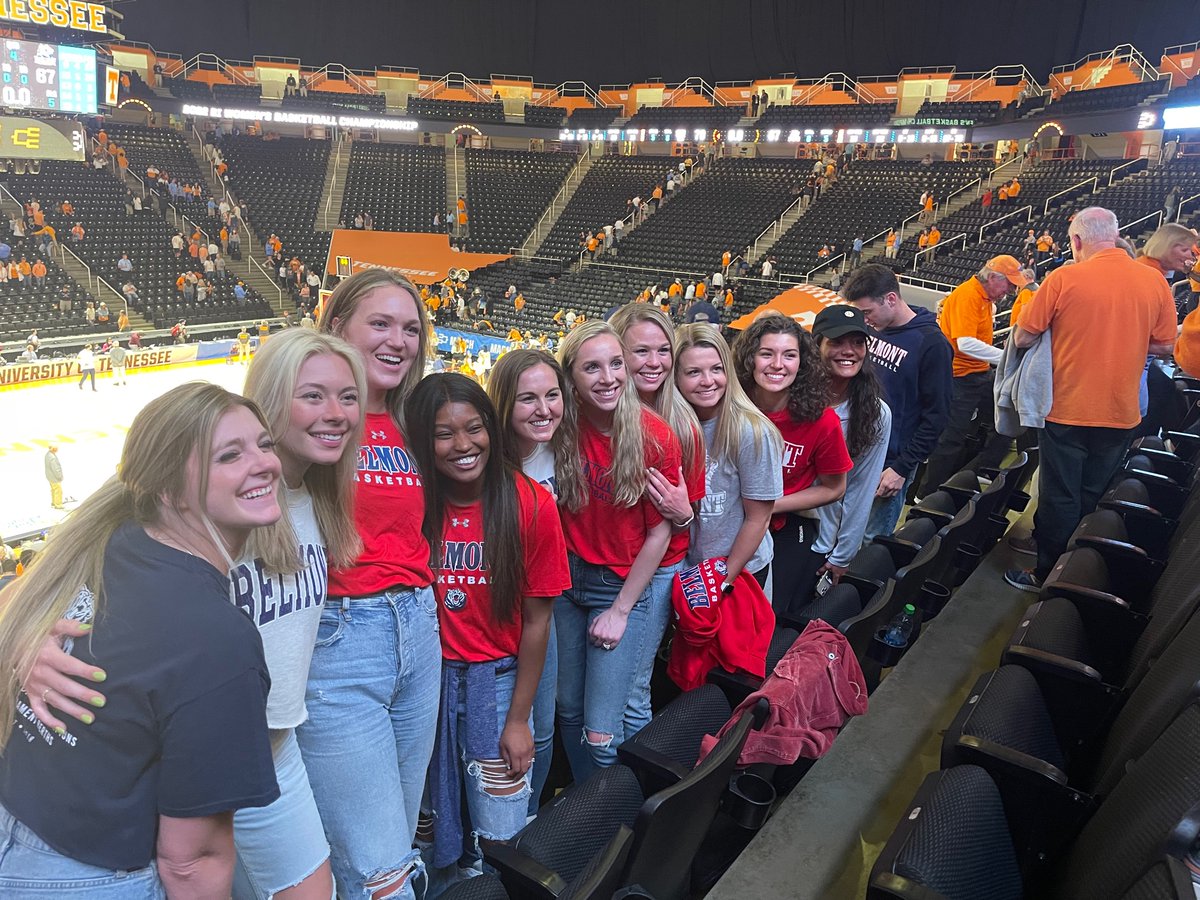 sallymccabe50's tweet photo. Nothing beats being part of the @BelmontWBB family! So special watching our ladies fight to the end with the ones I suited up with. I become more proud to be a Bruin every day!  Belmont is forever ❤️💙 https://t.co/DbFJb658qR