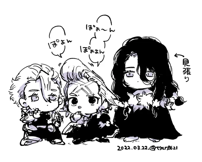これは前に描いた絵のラフが可愛かったのでアップしました 