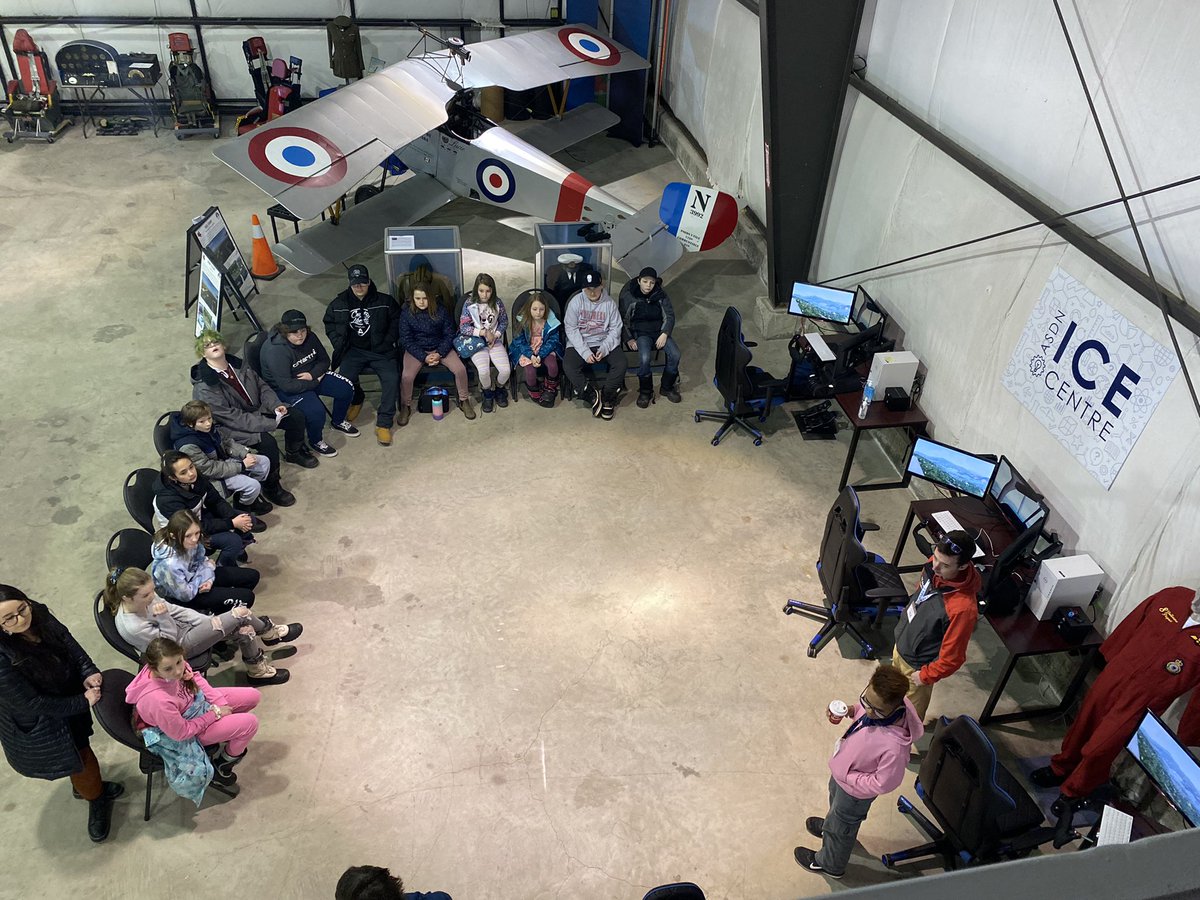 BHSMaker's tweet photo. Shoutout to @asdnnb and the crew from ASDN ICE Centre for the great series of activities and tours from the Miramichi Airport! https://t.co/nUP1LEuocN