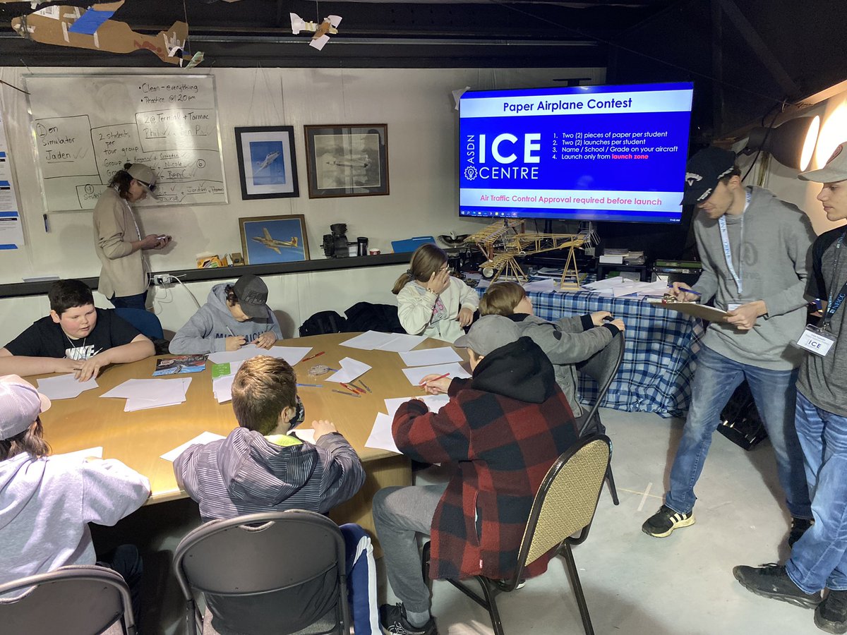BHSMaker's tweet photo. Shoutout to @asdnnb and the crew from ASDN ICE Centre for the great series of activities and tours from the Miramichi Airport! https://t.co/nUP1LEuocN