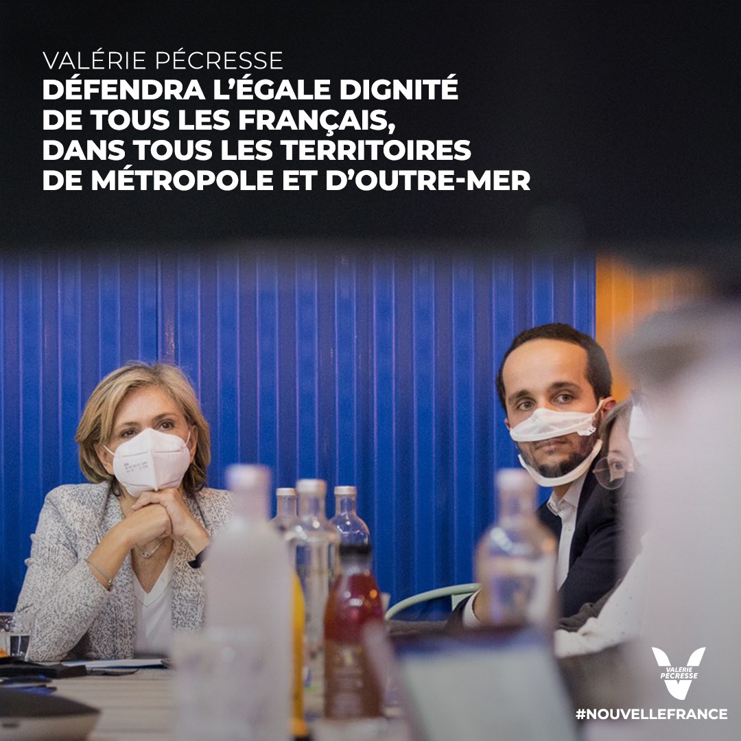 🗳️ Voter <a href="/vpecresse/">Valérie Pécresse</a> , c'est voter pour une femme qui défendra l'égale dignité de tous les Français dans tous les territoires de métropole et d'Outre-mer !

🇫🇷 Les 10 et 24 avril, je vote #Pecresse2022 !