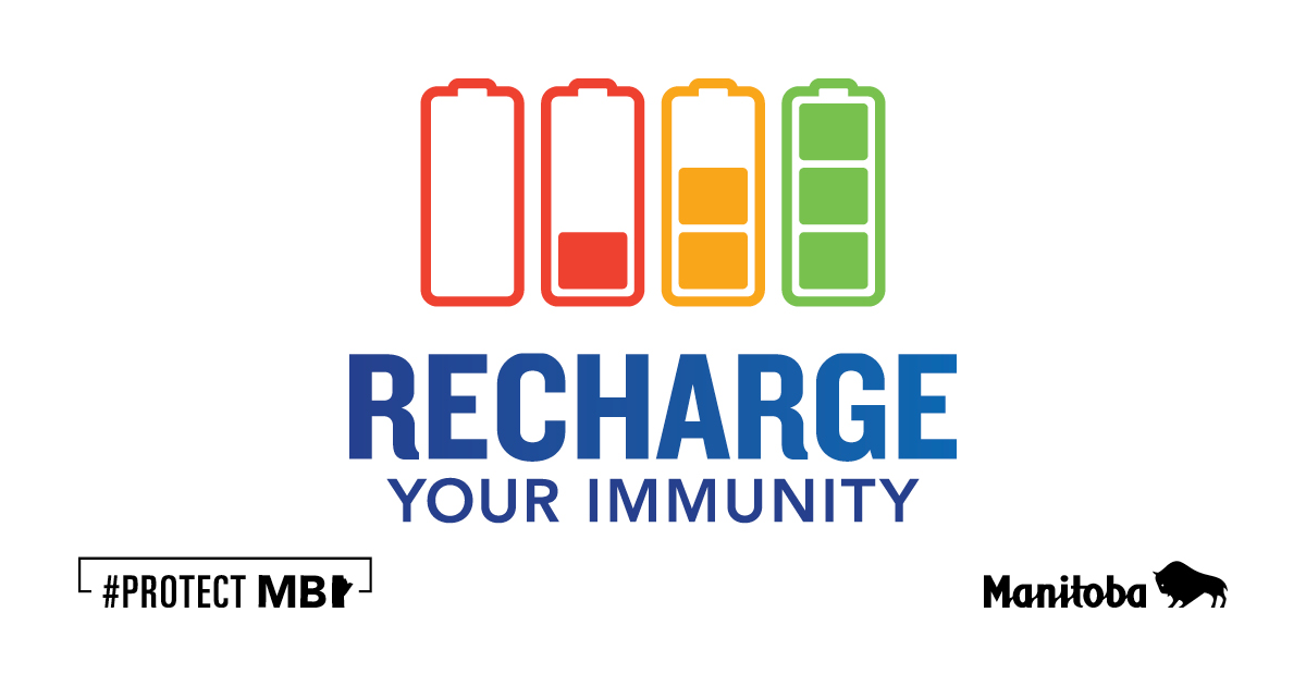 Caption: Recharge your immunity. #Protect MB.