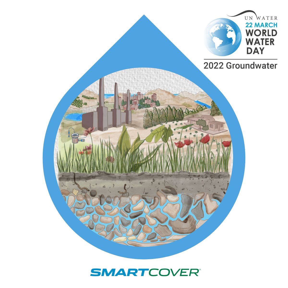 SmartCoverSys's tweet image. Did you know that over 2 billion people don’t have access to clean water? #changethat 💧 It is our role as public health protectors to preserve groundwater by making sure we have the proper infrastructure in place #worldwaterday #SDG6