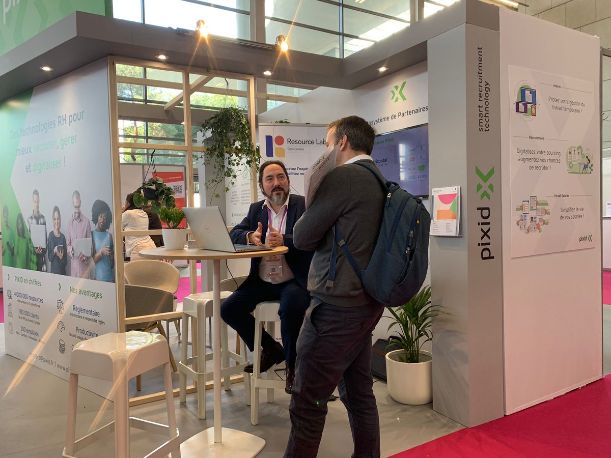 Rendez-vous au stand B04 du salon <a href="/Solutions_RH/">Solutions Ressources Humaines</a> à Porte de Versailles. 
Cette année nous avons la chance d'accueillir nos partenaires ! Jusqu'à 18h30, retrouvez Resource Lab. 
Yves Loiseau vous parlera de la solution de site carrière intégrée à notre ATS. 
bit.ly/3uhr9T9