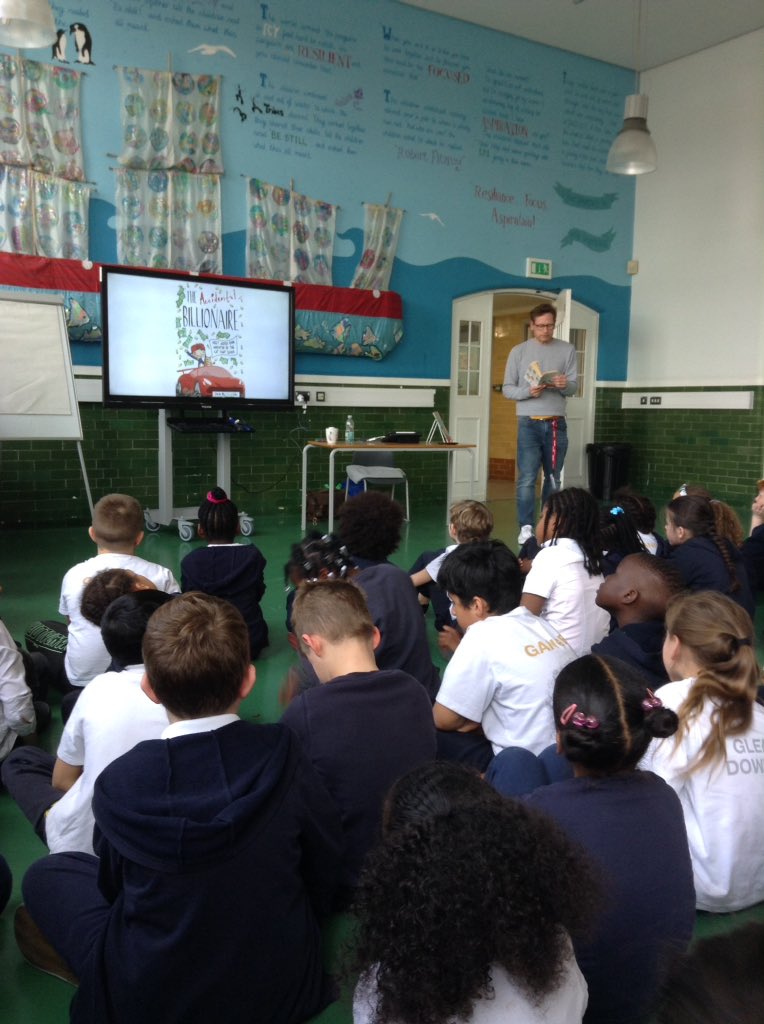 RFitzroyAcademy's tweet photo. #wallabyclass #koalaclass #kookaburraclass enjoyed their visit from @_TomMcLaughlin He read, drew and entertained📚✏️ https://t.co/Q9gklbIhGA