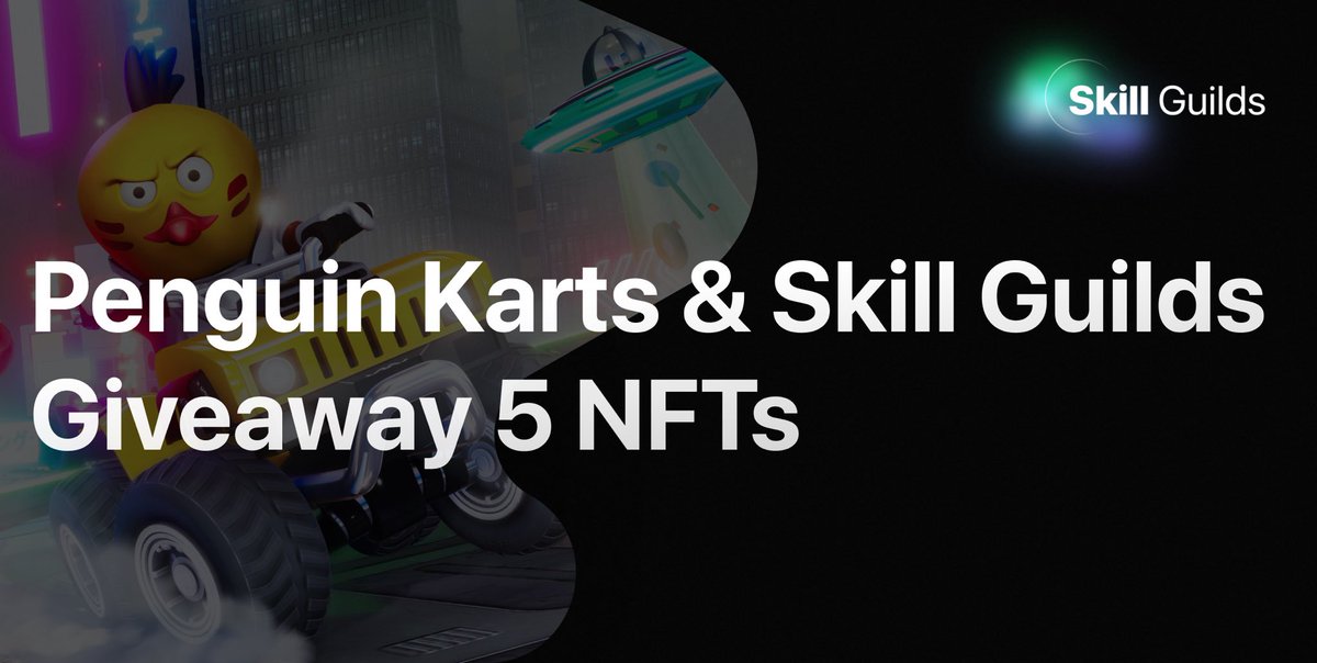 hashsense_'s tweet photo. Penguin Karts &amp; #SkillGuilds 48-hours giveaway of 5 NFTs 

5 steps:

1. Follow @SkillGuilds
2. Follow @PenguinKarts
3-4. Verify in our Discords: https://t.co/JYOvuwq1c5
https://t.co/0wpoS7hxz5
5. RT this post with comment "Join @PenguinKarts and @SkillGuilds giveaway. $SKG $PGK" https://t.co/ulpBJoTNUK