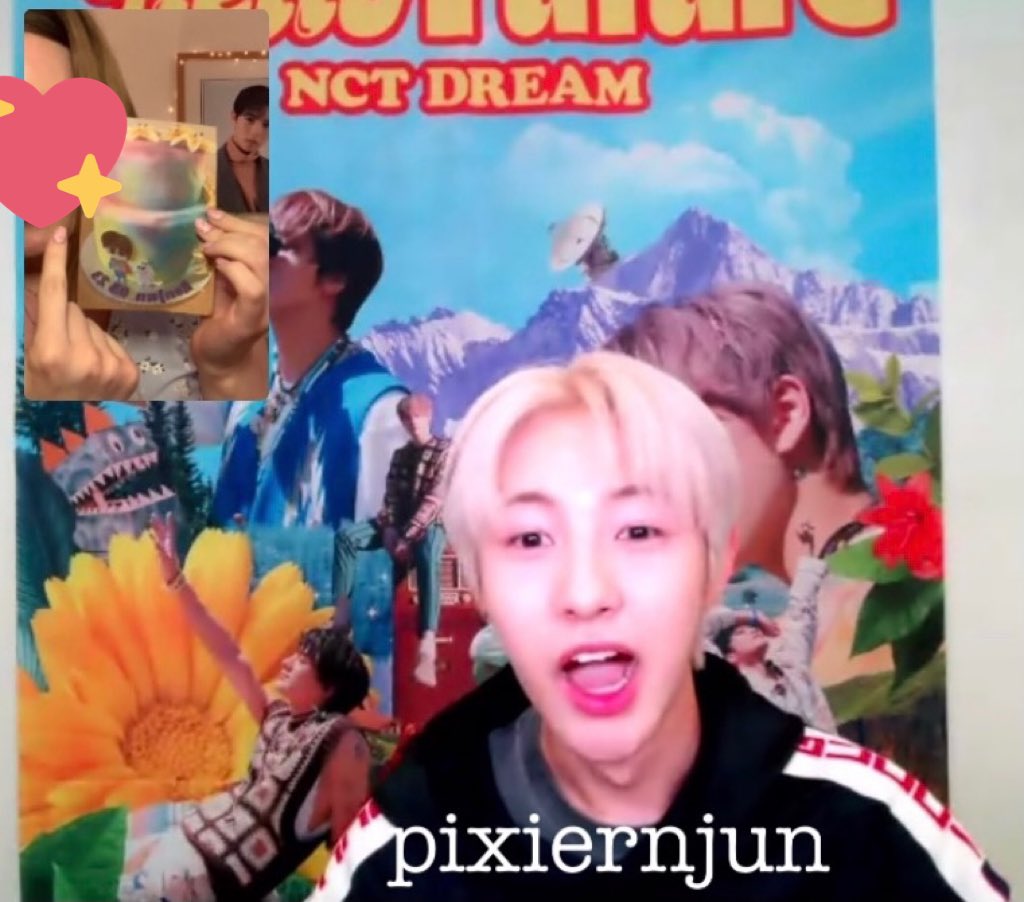 pixiernjun's tweet photo. 💛Happy Birthday Renjun 💛
I truly hope he has the best day ever today !! To celebrate the day I’ll share his reaction to the cake I made for his birthday last year based on his art ! !  #스물셋_봄에_꽃같은_런쥔이왔당
#RENJUN_23on323
#Happy3to3day #HappyRenjunDay https://t.co/xpPEJKeqUe