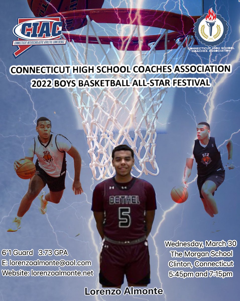 CoachNoelroman's tweet photo. Coaches! The 45th CHSCA Boys Basketball All-Star Festival, double-header will take place on Wednesday, March 30 at The Morgan School in Clinton. Check out some of Connecticuts top Senior prospects! @CTHSCA @RecruitTheBronx @D3Direct ⁦@NERRHoops⁩ https://t.co/5ij97HGJw5