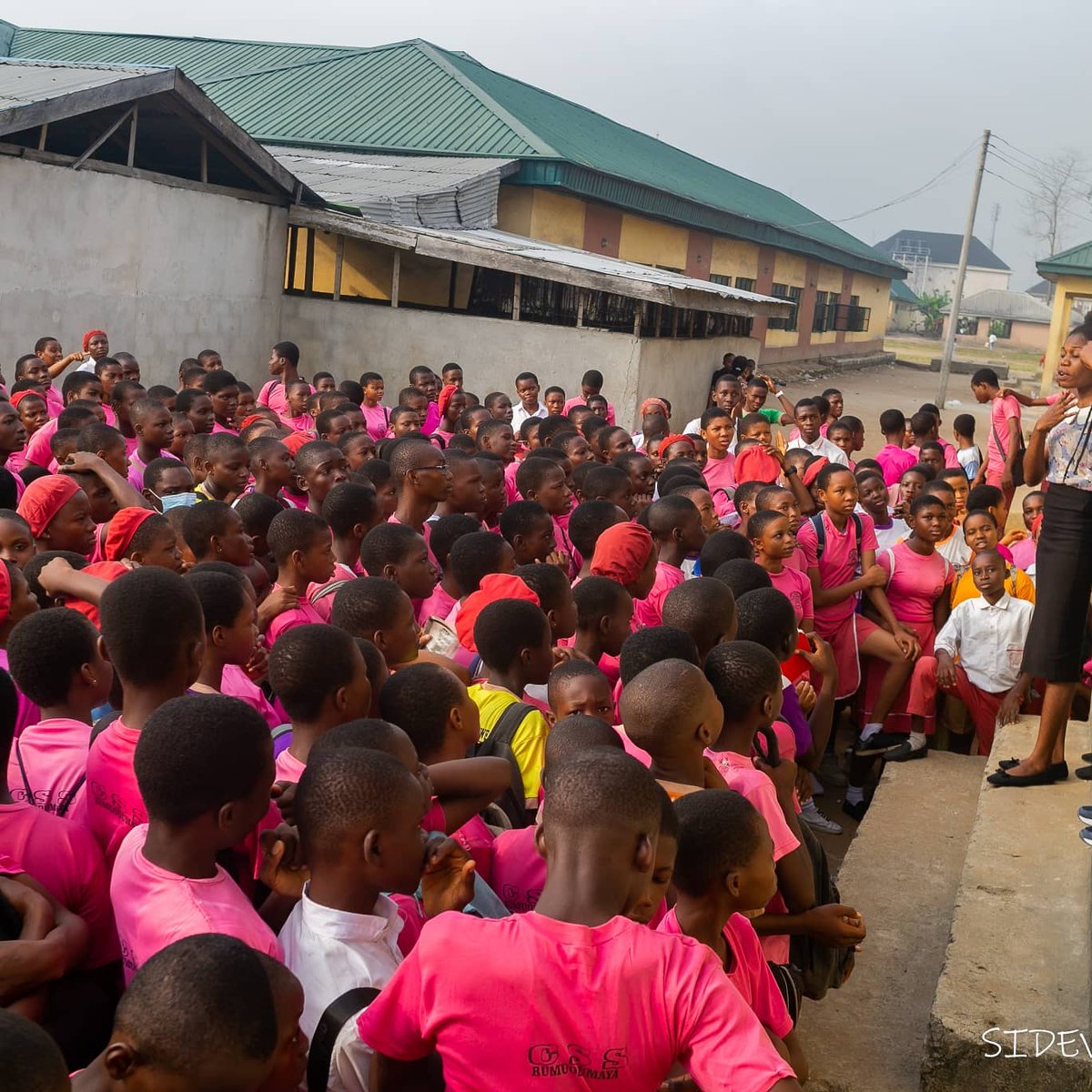 CWHAD1's tweet photo. Still on the commemoration of the International Adolescent Health Week , we had an interactive session with the students of Community Secondary School (CSS), Rumuodumaya,  in PortHarcourt.

#internationaladolescentshealthweek
#IAHW #IAHW2022 #partnersforchange for #wcah https://t.co/d0EK4Rh5WI
