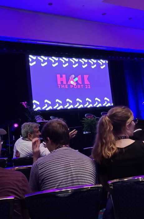 captechu's tweet photo. Some of our Signal-9 members are in the house at the #HackThePort competition event in Fort Lauderdale Florida! This is a BIG one, so please send all the luck and good vibes to:
⚡️Jake Crowley
⚡️Robbie Lairson
⚡️Jack Vantran
⚡️Michael Crank
⚡️Darius Nalley-Stoddard https://t.co/261oHFQHSu