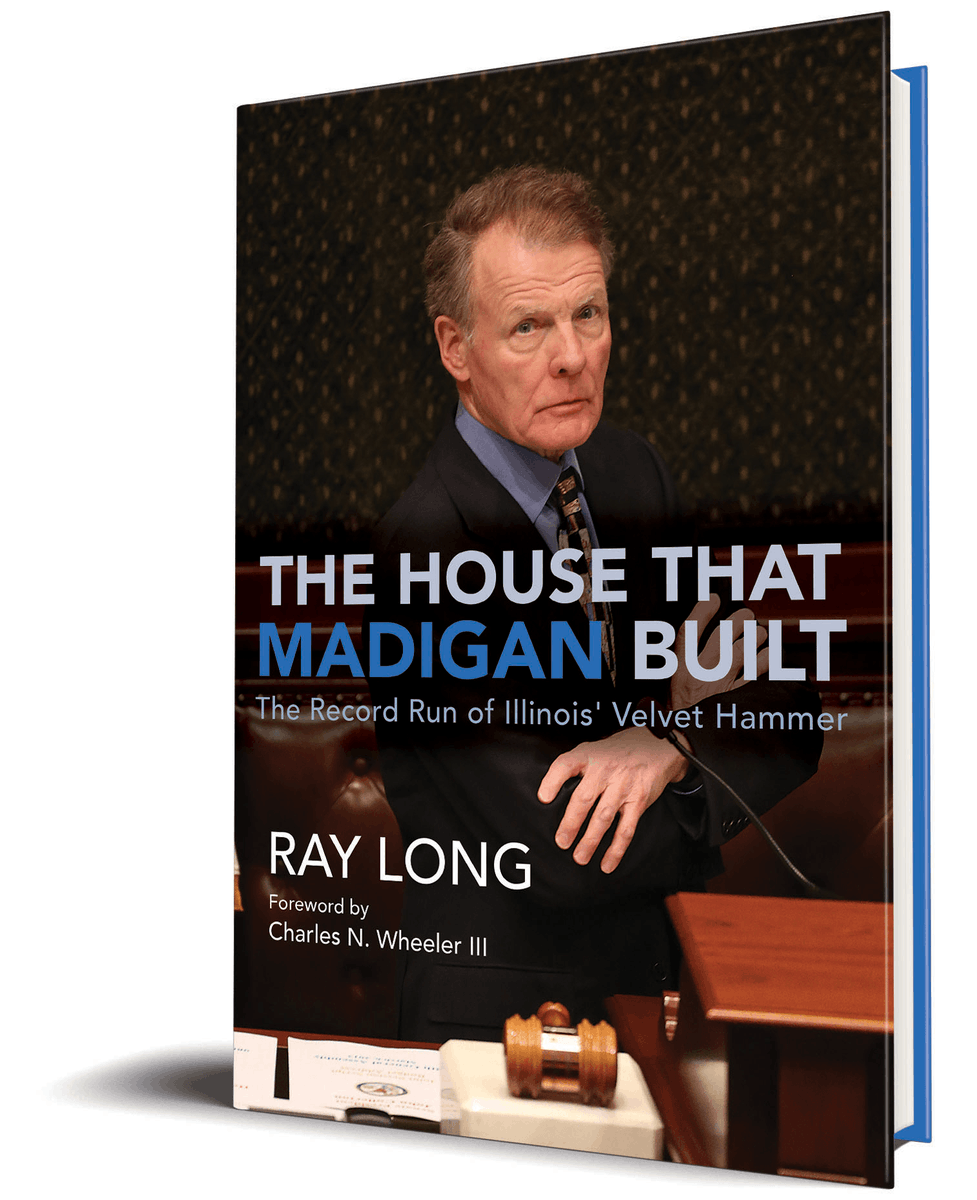 IllinoisPress's tweet photo. Secretive, shrewd, power-hungry, Michael Madigan mesmerized his admirers & often left his opponents too beaten down to oppose him. Read more about Madigan’s time as Speaker in THE HOUSE THAT MADIGAN BUILT by @RayLong out now! #ChicagoMachine #politics https://t.co/1hOpZP09dc https://t.co/7ByjxNqqkI