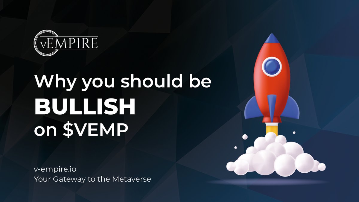 VEMPHorizon's tweet photo. We've just outlined our thoughts on the current sentiment surrounding vEmpire and its long term potential 🔥

SPOILER ALERT: We're BULLISH 📈

👉 https://t.co/KtOhs3MWuK https://t.co/XRvQq1t10l