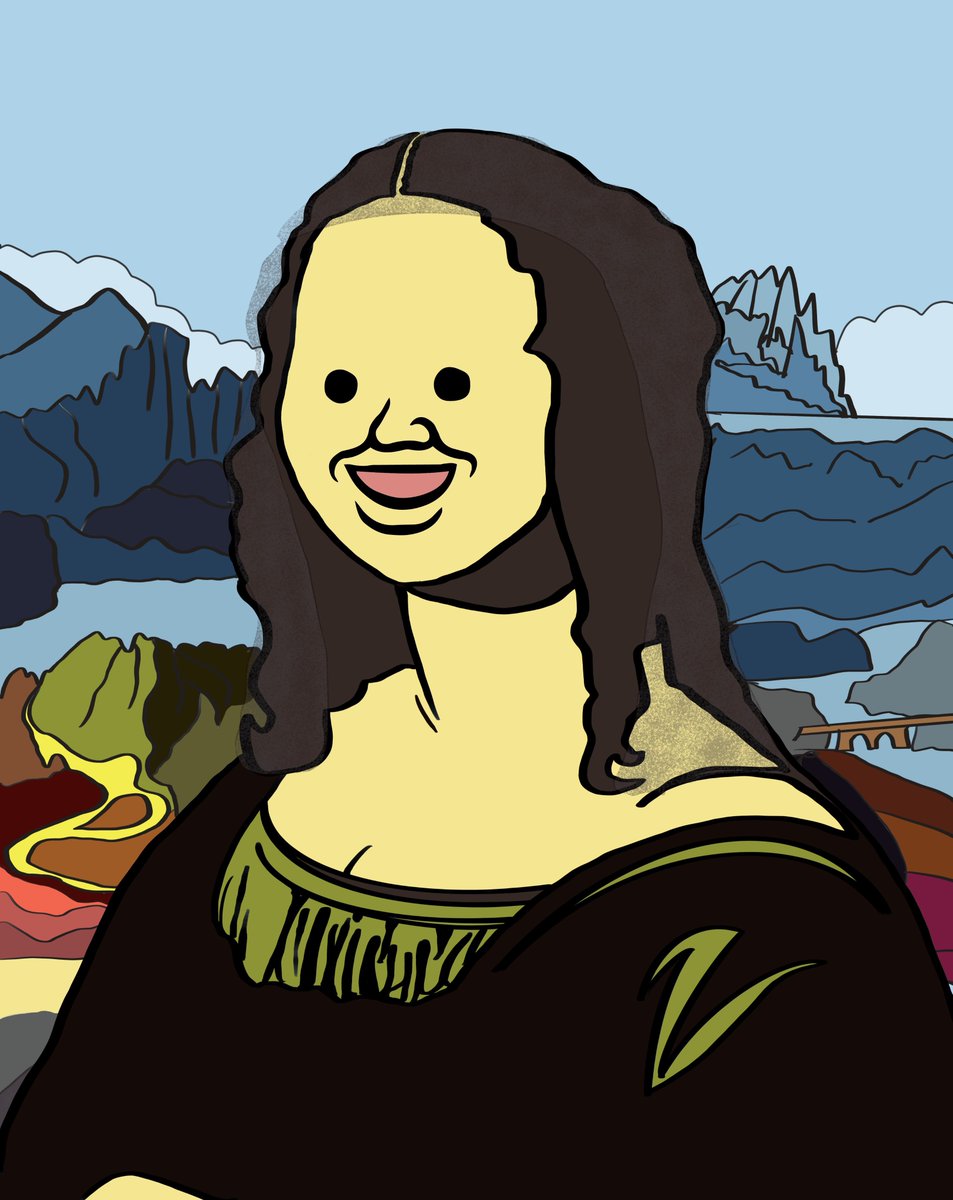 bbo1522's tweet photo. #joancoloringWL
@fwenclub 

DISCORD : HANI#8562
 
I participated in the coloring contest.

[ 1 ]

When I saw Joan-sneak-peek, I felt neat and elegant. 
So Joan will be displayed in Mona Lisa in the coloring contest. It's not enough, but I hope you think it's cute. https://t.co/3dO3gKP3pB