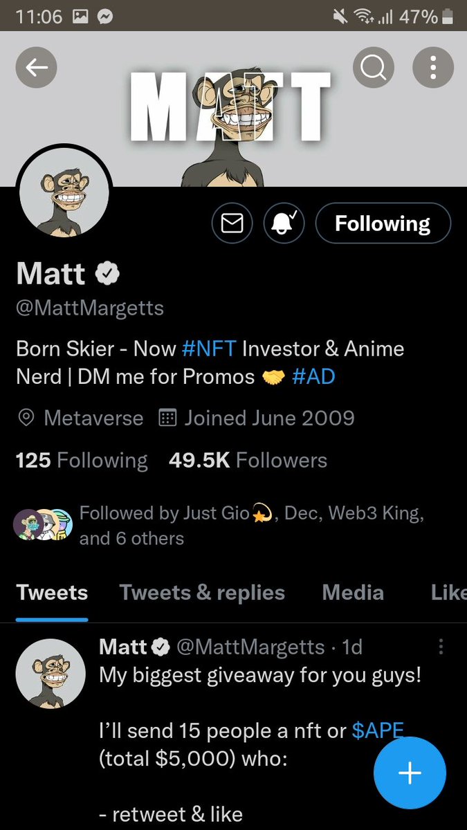 Blink Nft tweet media