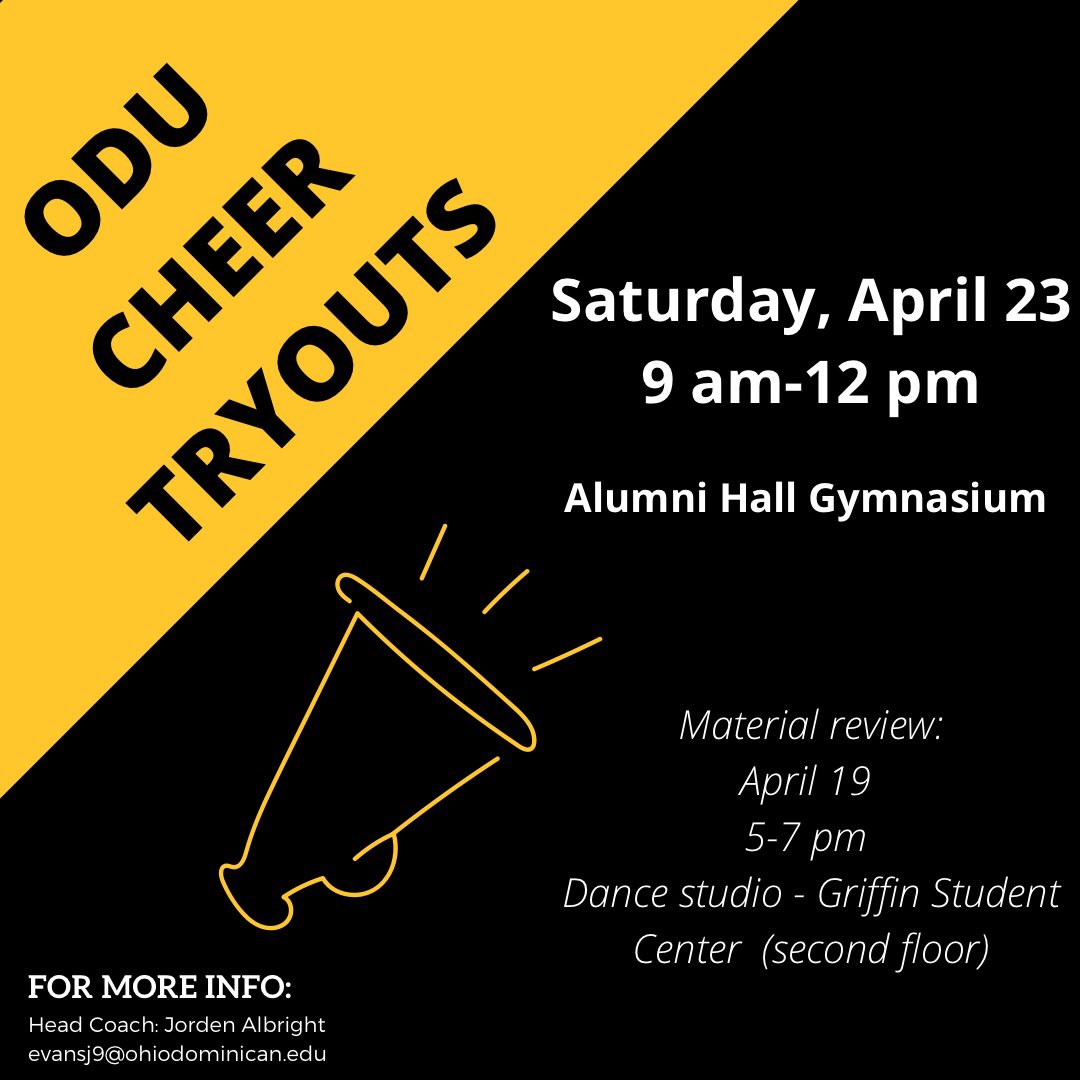 Ohio Dominican Cheer tweet media