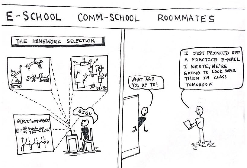 cavalierdaily's tweet image. E-School Comm-School Roommates
By: Teresa Michael