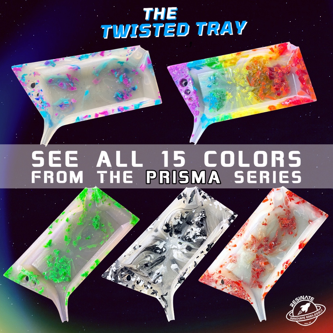 WeCanResinate's tweet photo. Out now ๐ Exploring light and color ๐ญ showing recycling in a new way and with a style fit for any adventure โจ https://t.co/6LKFB7Y8ju
#prisma #twistedtray #cuteness #rainbowstuff #recycledart #arizonaartist #cosmic #cosmicvibes #420 #wakenbake #terpytuesday #resinate https://t.co/CATLwvJskt
