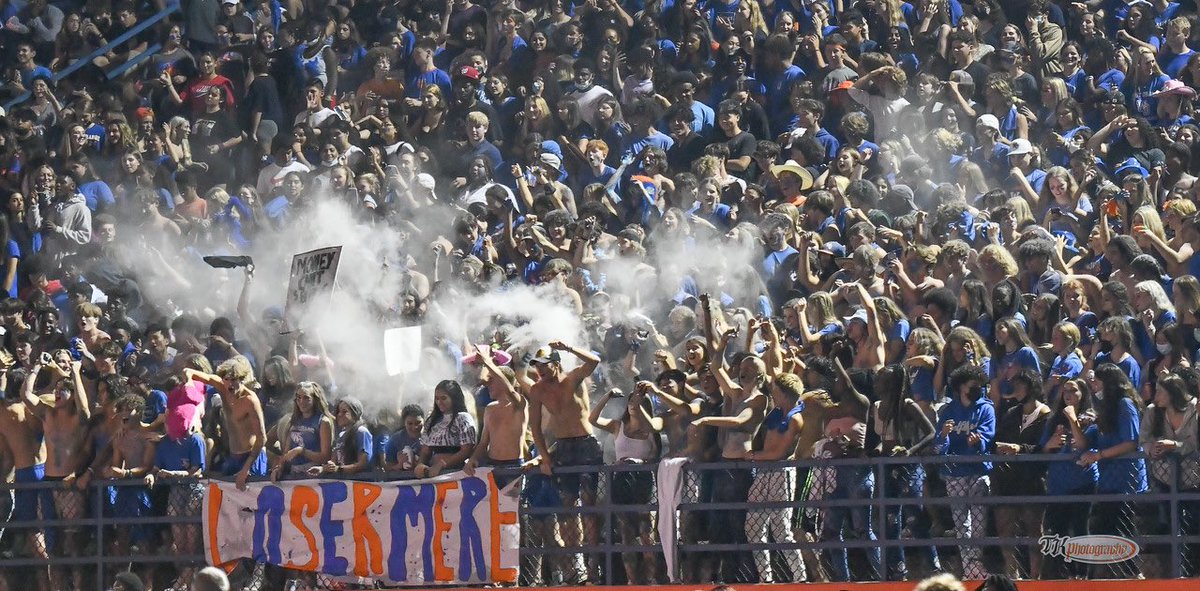 WillFicka's tweet photo. Friday Nights are Different in #Valhalla @WestOrangeFB #NoWhereLikeIt https://t.co/5yJ9Mhoa4R