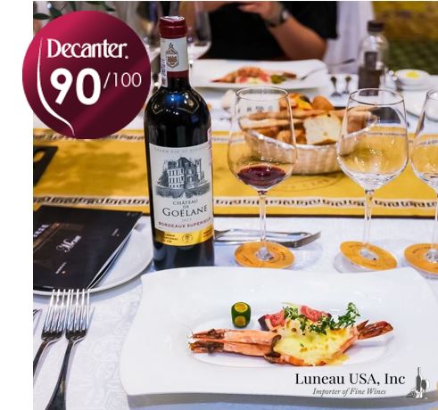 #winelovers #bordeaux  _ Chateau de Goelane 2018🍇
#90decanter  Rich, red color and a hugely appetizing nose of juicy fruit and blackcurrants. Supple and refreshing on the palate: a good balance of fruit and silky tannins with plenty of character. Cheers!