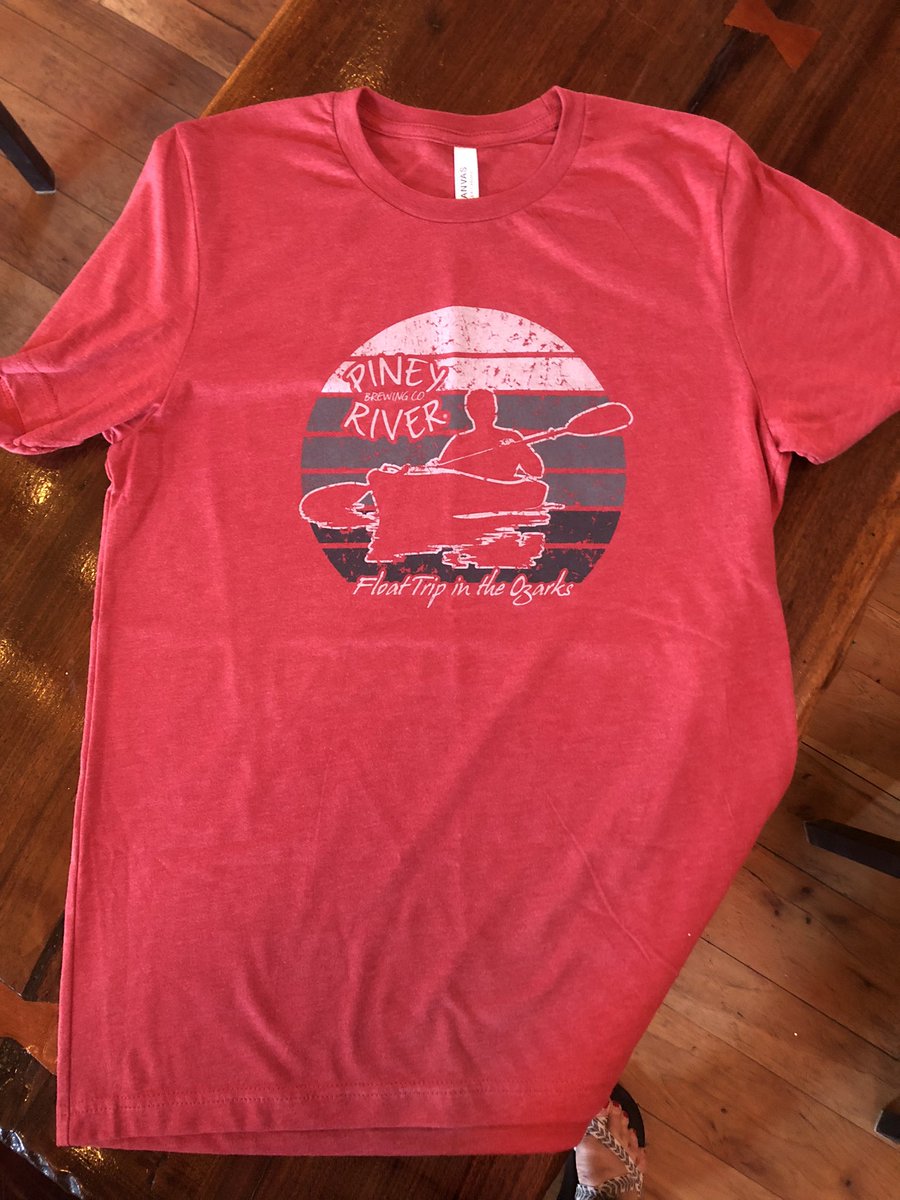 PineyRiverBrew's tweet photo. It’s almost Float Trip season. We’ve got a tee for that. 🛶🍻 https://t.co/3zAW3dNN2i