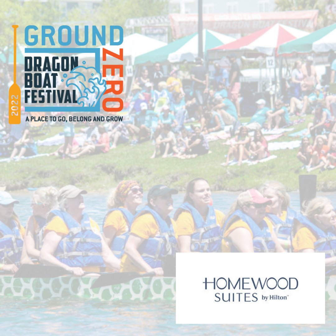 GroundZeroMB's tweet photo. Thank you Homewood Suites for being a 2022 Dragon Boat Sponsor! We love partnering with you to give teenagers a place to go, belong and grow! #myrtlebeach #community #giveback #dragonboat2022 https://t.co/grcMqtftsE