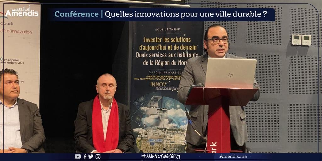 AmendisOfficiel's tweet photo. #EnDirect de Tanger, @lotfi_chraibi président de @AMED_JDD, lance l'ouverture de la conférence organisée en partenariat avec @OrangeMaroc et @Technopark sous le thème "Innover les solutions d'aujourd'hui et de demain, quelles innovations pour une ville durable?"
Restez branchés😁 https://t.co/bfaWmhHt98