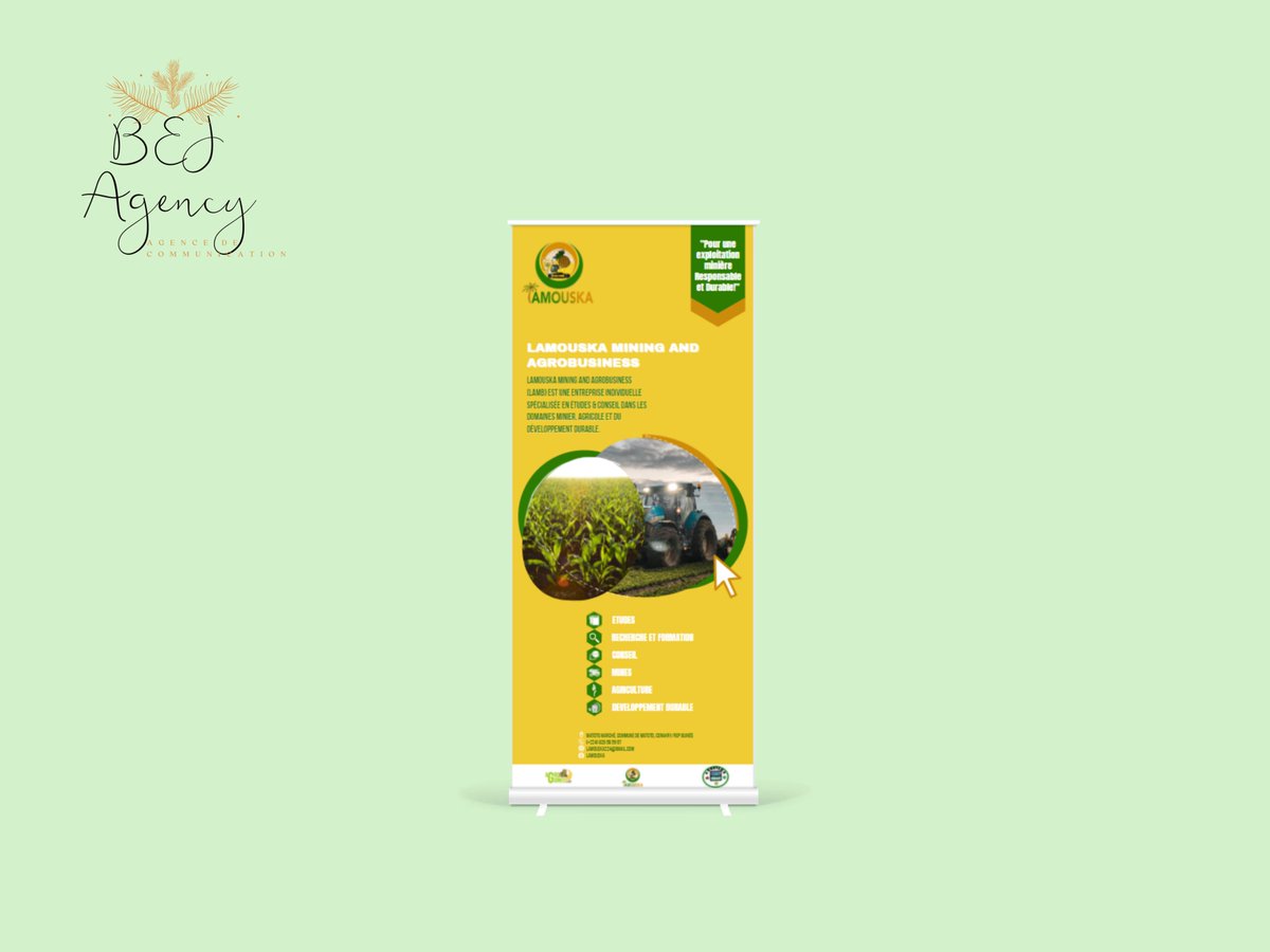 bejagencydesign's tweet photo. #Portfolio #AgenceDigitale #AgenceCom #TL224 #IdentitéDeMarque #IdentitéVisuelle
@bej_agencygn a récemment travaillé avec une nouvelle entreprise évolouant dans les secteurs agricoles et miniers.
BEJ AGENCY, revez-le, nous y donnons vie! https://t.co/uS4YyNJbrs