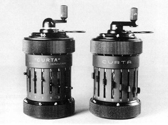 Карманный арифмометр. Середина прошлого, 20 века