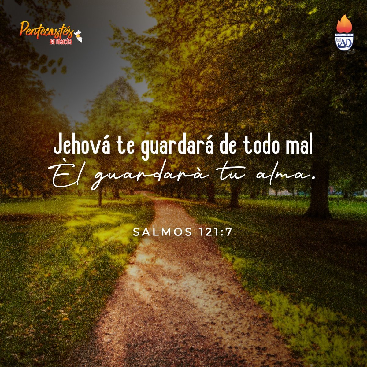 LADP2021's tweet photo. 🟡 #VersiculoDelDía
El Señor te protegerá; 💪
de todo mal protegerá tu vida.🙌
El Señor te cuidará en el hogar y en el camino,
desde ahora y para siempre.
#PalabraDeDios #SomosLADP https://t.co/dQ8vnrFaod