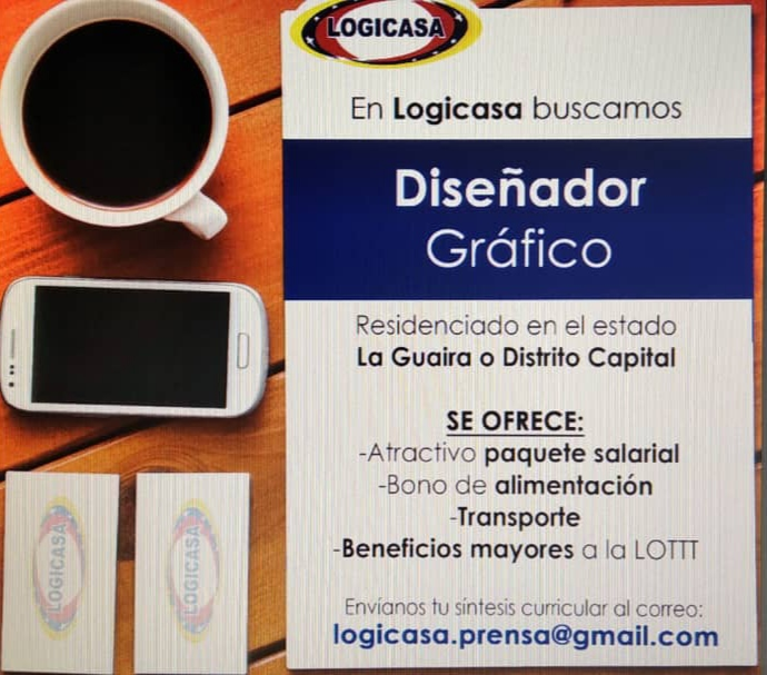 LogicasaOficial's tweet photo. #22Mar 👨‍💻👩‍💻#Empleo 🔴#LaGuaira ||👉📲¡Esta es tu oportunidad!👉📲

En @LogicasaOficial te invitamos a formar parte de nuestra gran familia trabajadora. Si posees experiencia en el área de #DiseñoGráfico, no lo pienses más y envíanos tu Síntesis Curricular.

#ElAguaEsSaludYVida https://t.co/1KpPBj9qXh