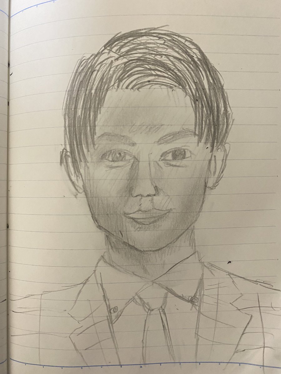 QpyLo's tweet photo. #7日目
#中川大志　さん
#お絵描き
#デッサン
#絵描きさんと繋がりたい
#楽しみにいただいている皆様
#投稿遅くなり
#申し訳ございません https://t.co/3m69NcrUfo