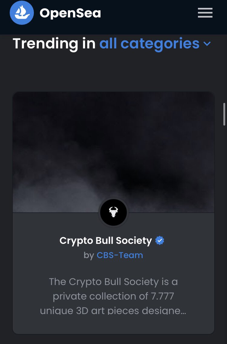 No, this picture is not from four months ago, @Crypto_Bull_NFT is back baby!!! New ownership of the project with big money, big plans, and big connections! 

Jump on the rocketship now before it’s too late!!
