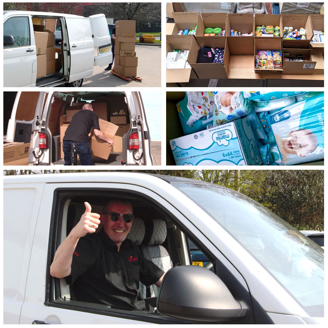 Extraction_FF's tweet photo. Not a time to talk about business - but we had to highlight how proud we are of the staff who got involved in collecting and organising donations for Ukraine this week. Along with many other very generous Warrington businesses we’ve tried to help as best we can. https://t.co/zDFgzxn7vm