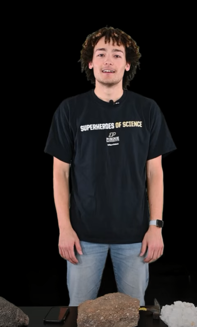 PurdueSOS's tweet photo. In today’s #1minScience entry, we hear from @PurdueEAPS about "What is #Geology"? Give it a LIKE and submit your video today!
YouTube: https://t.co/YrUCIBqf5C
TikTok: https://t.co/tqKzXoXUYy https://t.co/ZKIuoxfkaw