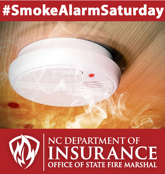 NC_OSFM's tweet photo. We're excited to invite all #NC fire departments to participate in the 5th annual OSFM #SmokeAlarmSaturday campaign on June 4, 2022. It's our one-day, statewide, smoke alarm canvassing event to install #smokealarms in homes to prevent #firedeaths.
DETAILS: https://t.co/3m4FXshH3C https://t.co/nKwv3zmomk