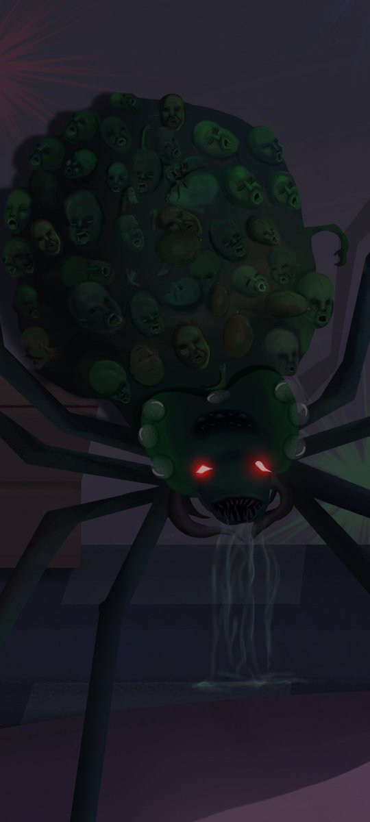GodwinKingsart's tweet photo. One of my favorite theme to paint is horror, and this is a character I created after seeing an anime(forgot the title). He devours newborns and children that cry a lot. The artwork was created in 2020.
#horror
#NFT
#horrorconceptart
#horrorart
#gameart
#conceptbackground https://t.co/WFTgYEeqLQ