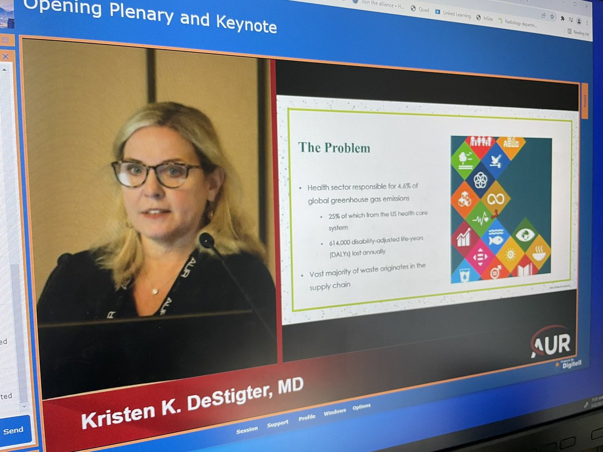 For radiologists, the largest contribution to waste are single-use devices, says Kristen K. Destigter, MD https://t.co/aXc14Cw1mE