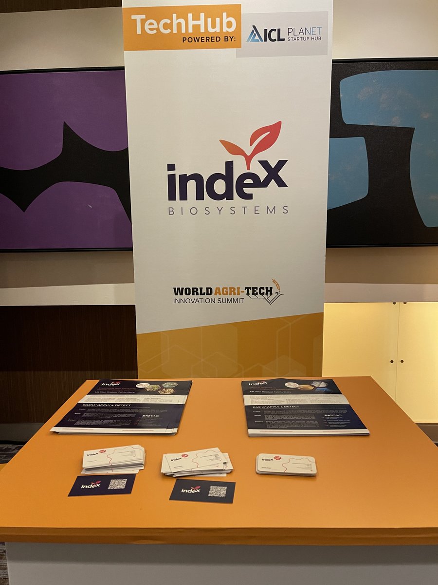 Index Biosystems (@index_bio) on Twitter photo We are all set up at <a href="/WorldAgriTech/">World Agri-Tech</a> and ready for visitors! Stop by our booth in the #TechHub to say hi 🚀
#worldagritech #startup #biotags We are all set up at <a href="/WorldAgriTech/">World Agri-Tech</a> and ready for visitors! Stop by our booth in the #TechHub to say hi 🚀
#worldagritech #startup #biotags