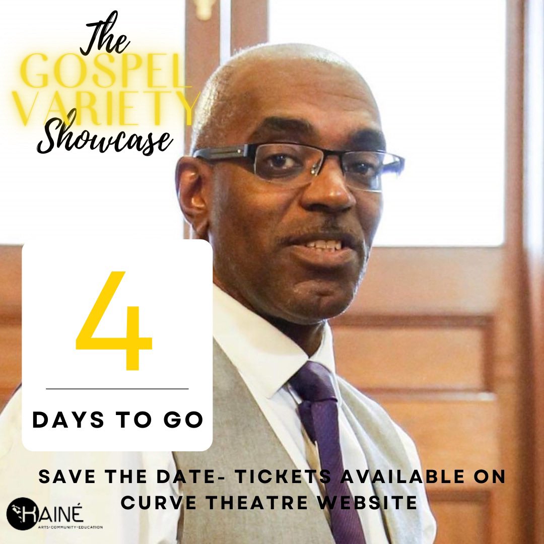 kainemanagement's tweet photo. We are inviting YOU this Saturday to The Gospel Variety Showcase see you there!

Tickets available @curve_leicester 

#GVS22 #Gospelsinging https://t.co/SKV8u1mGHP