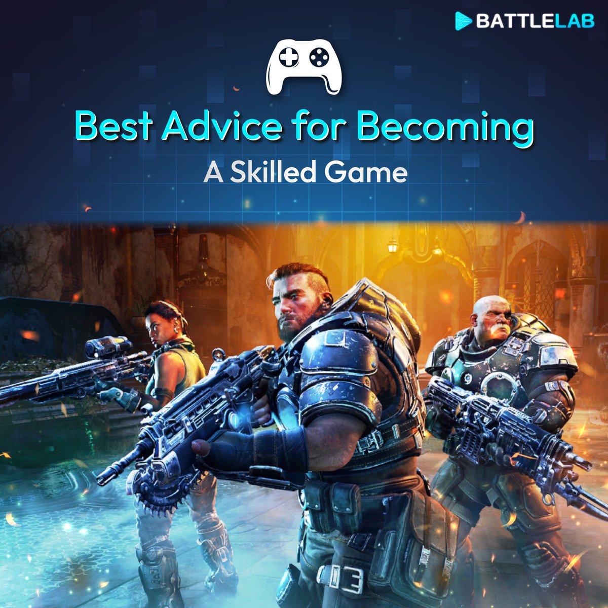 Battlelabgg's tweet photo. Here're some tips for becoming an E-sports player.
Follow a gamer's daily routine.
Learn from others.
Rest and relaxation should be prioritized.
Hit the Gym.
And you will shine as a gaming star.

Follow us: Battle Lab
An equal opportunity for everyone.
#BattleLab #Esport #gaming https://t.co/WWjYCzErRl