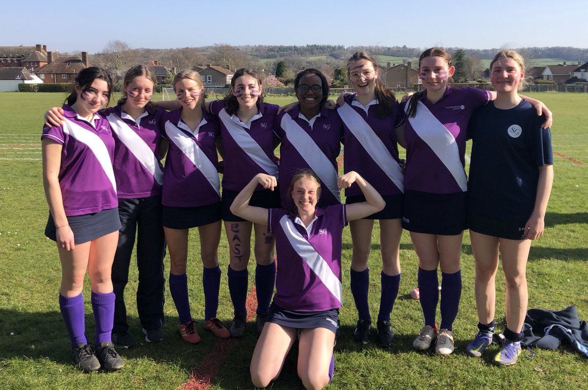 A last minute goal by Daisy P secured 2nd place for East in the senior house football! ⚽️💜⚽️ <a href="/SG_SportDept/">Sherborne Girls Sport</a>